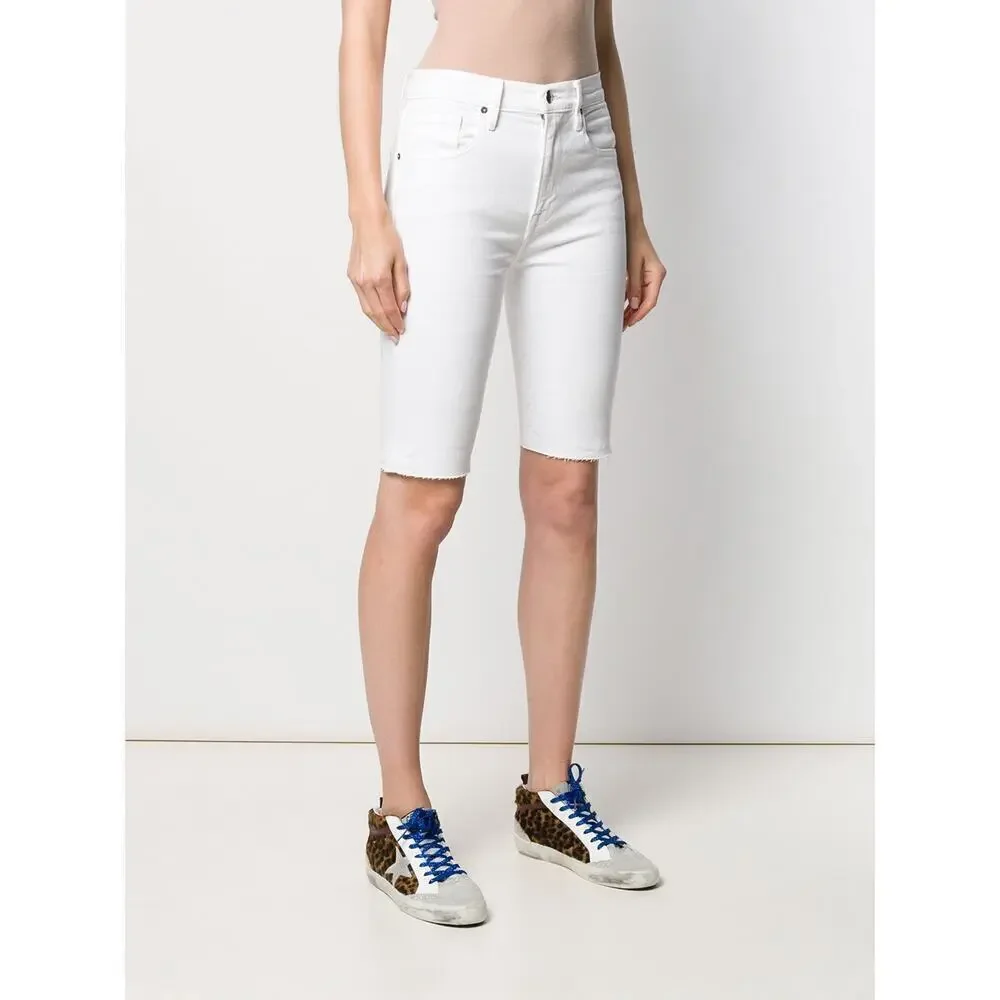 FRAME Women's Blanc Le Vintage Bermuda Shorts Size 26 NWT